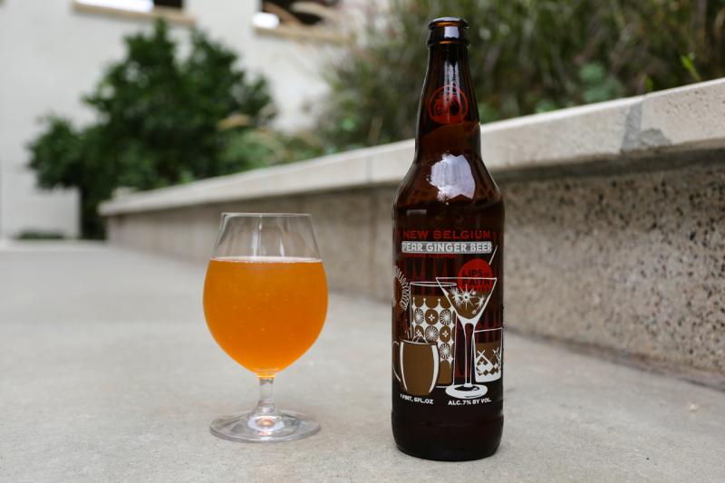 Lips of Faith - Pear Ginger Beer from New Belgium Brewing — photo 1 of 2