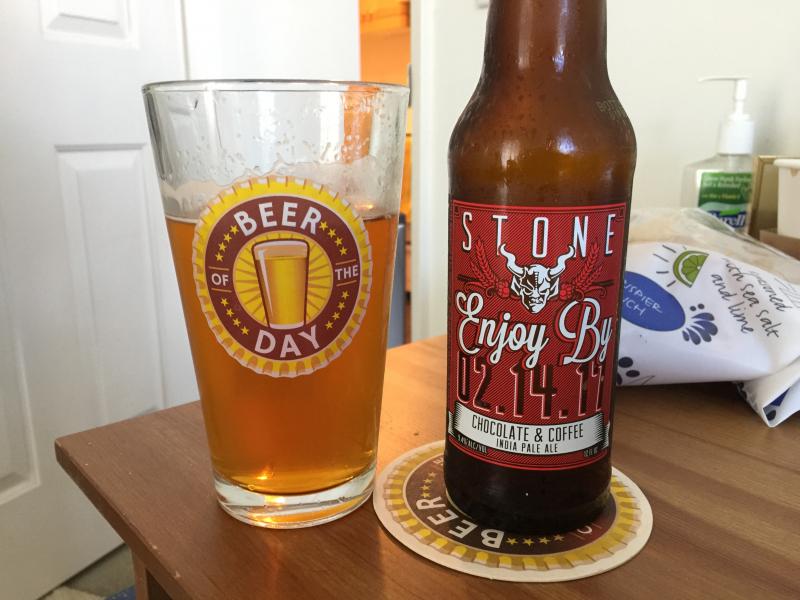 Stone Enjoy By 02.14.17 Chocolate & Coffee IPA from Stone Brewing Co. — photo 1 of 2