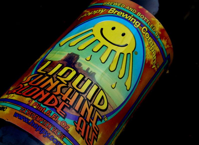 Liquid Sunshine Blonde Ale from Hoppy Brewing Company — photo 1 of 4