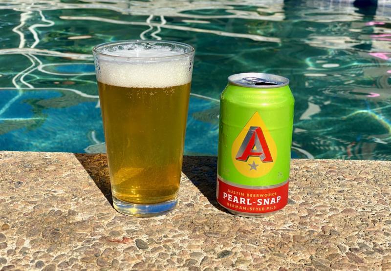 Pearl-Snap German-style Pils from Austin Beerworks — photo 1 of 1